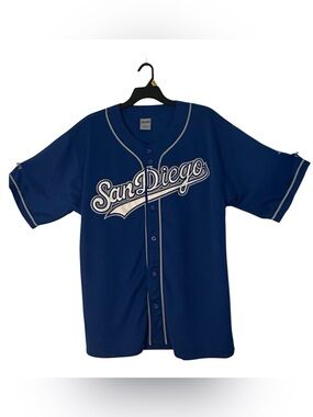 Oxford Classic Tag Tee - Blue and White San Diego jersey